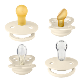 BIBS Try-it Collection Tutit 4-pack, Ivory