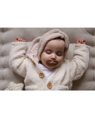 Babystyling teddy neulepanta - ecru